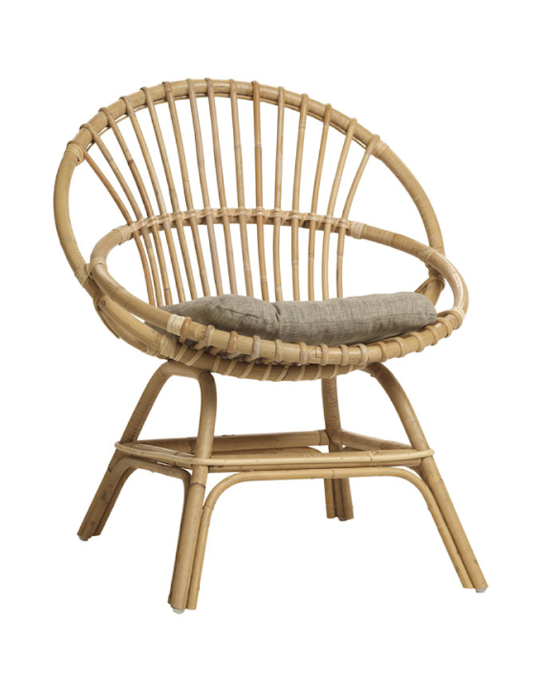 Fauteuils Seventies en bambou